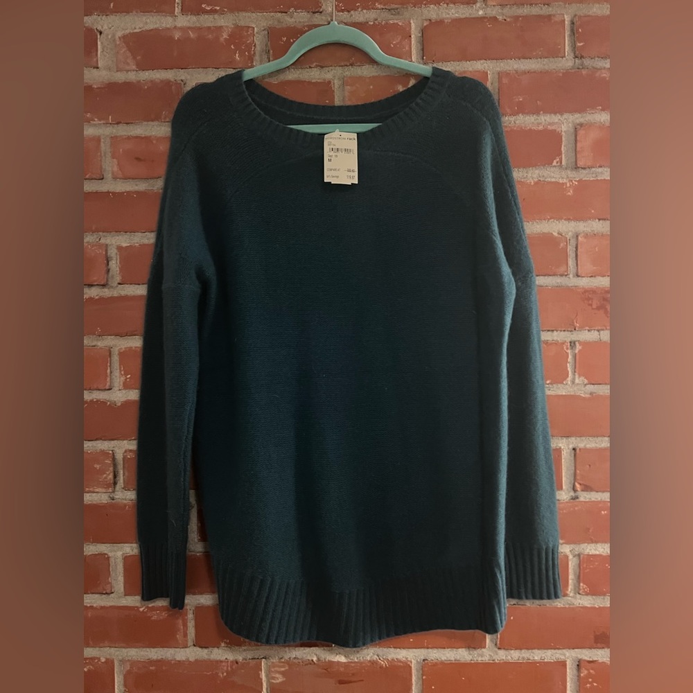 360 Cashmere Sweater. Deep Teal. Size M